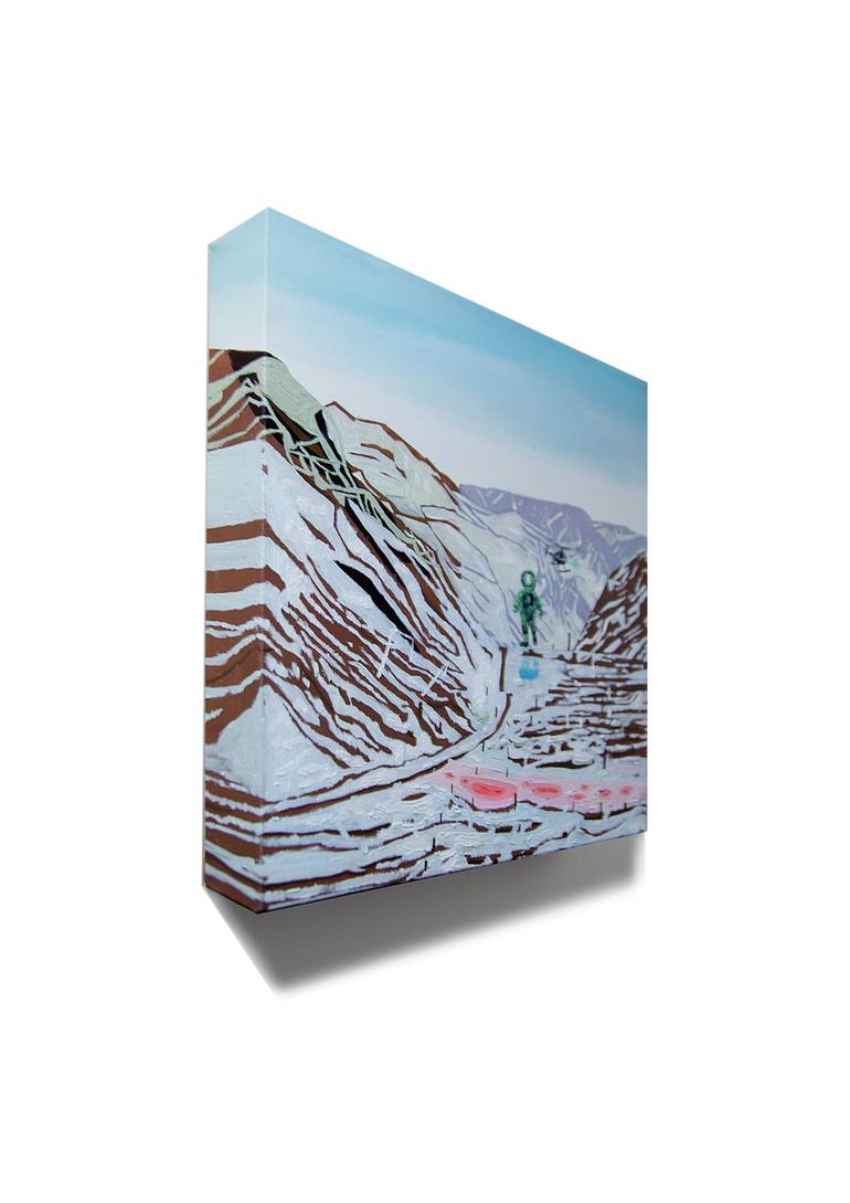 Original Figurative Landscape Painting by Görkem Dikel