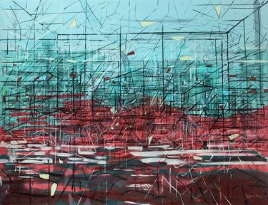 Print of Abstract Architecture Paintings by Görkem Dikel