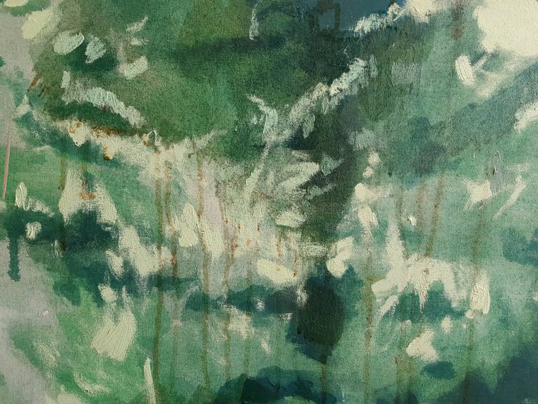 Original Abstract Landscape Painting by Görkem Dikel