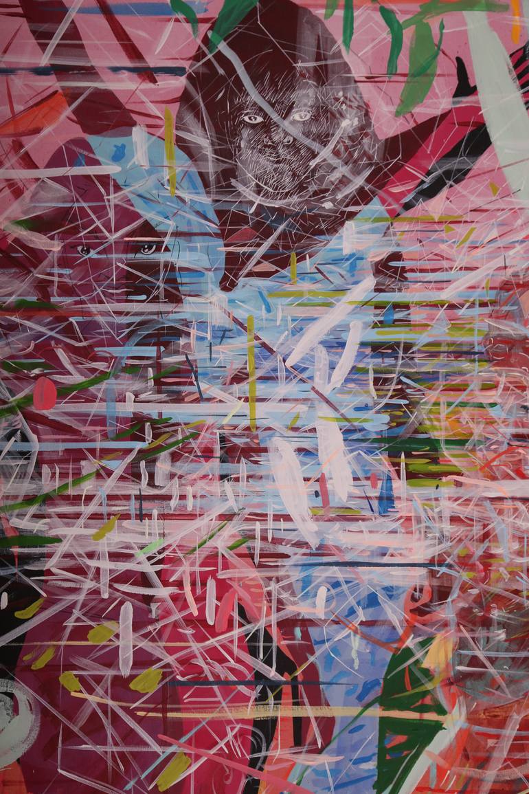 Original Abstract Painting by Görkem Dikel