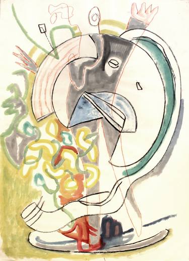 Original Modern Abstract Painting by Joe Ginsberg