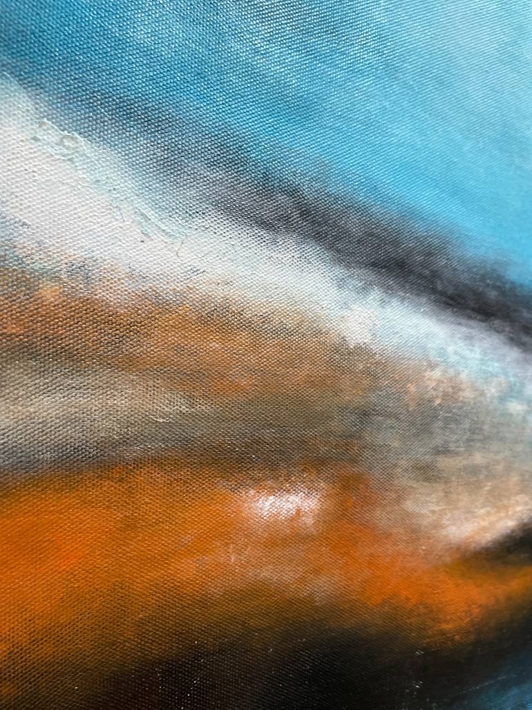 Original Abstract Seascape Painting by Sahil Gupta