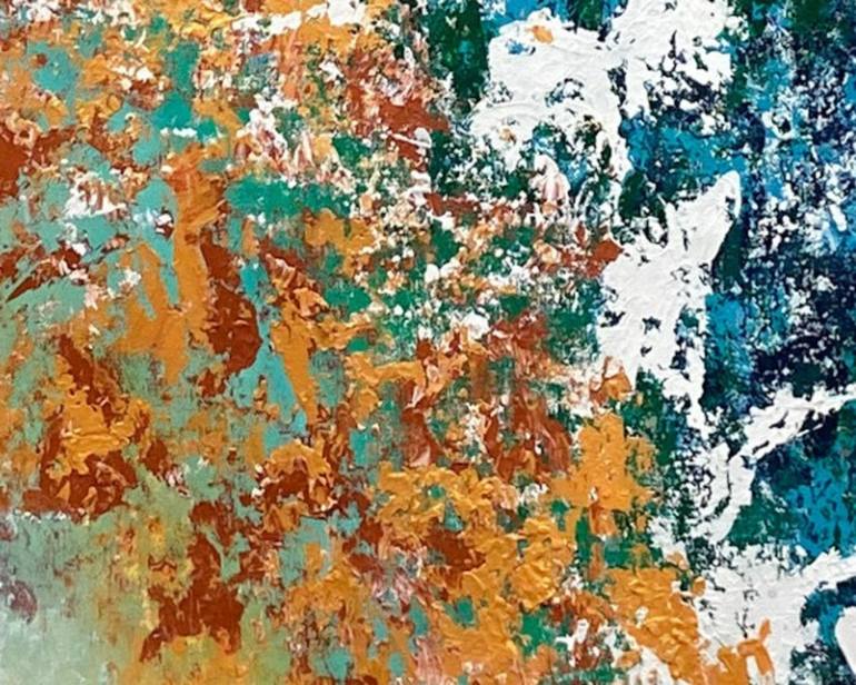 Original Abstract Sunset Painting by Sahil Gupta