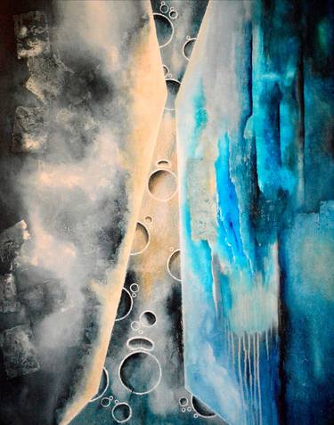Original Abstract Expressionism Abstract Paintings by Mirta Benavente