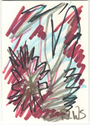 Original Abstract Music Drawings by Robin Louise Wilder Senseney