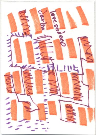 Original Abstract Expressionism Abstract Drawings by Robin Louise Wilder Senseney