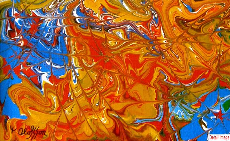 Original Abstract Painting by Tommie Olofsson