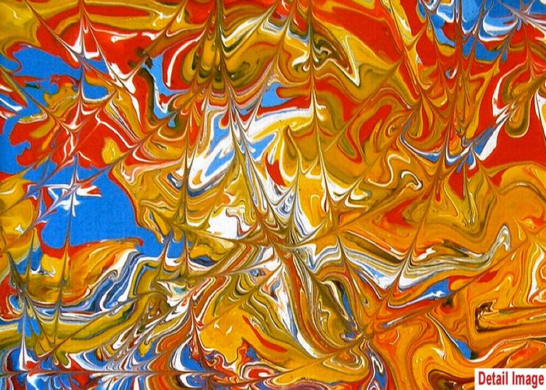 Original Abstract Painting by Tommie Olofsson
