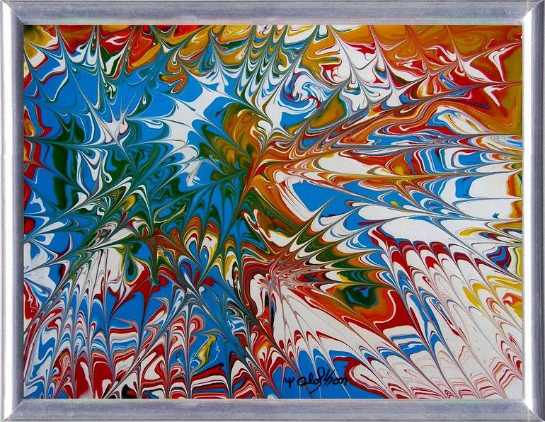 Original Abstract Painting by Tommie Olofsson