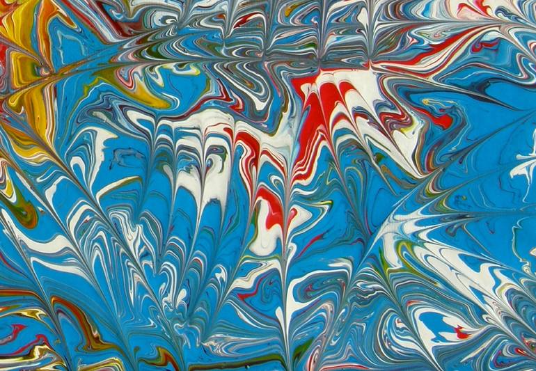 Original Abstract Expressionism Abstract Painting by Tommie Olofsson