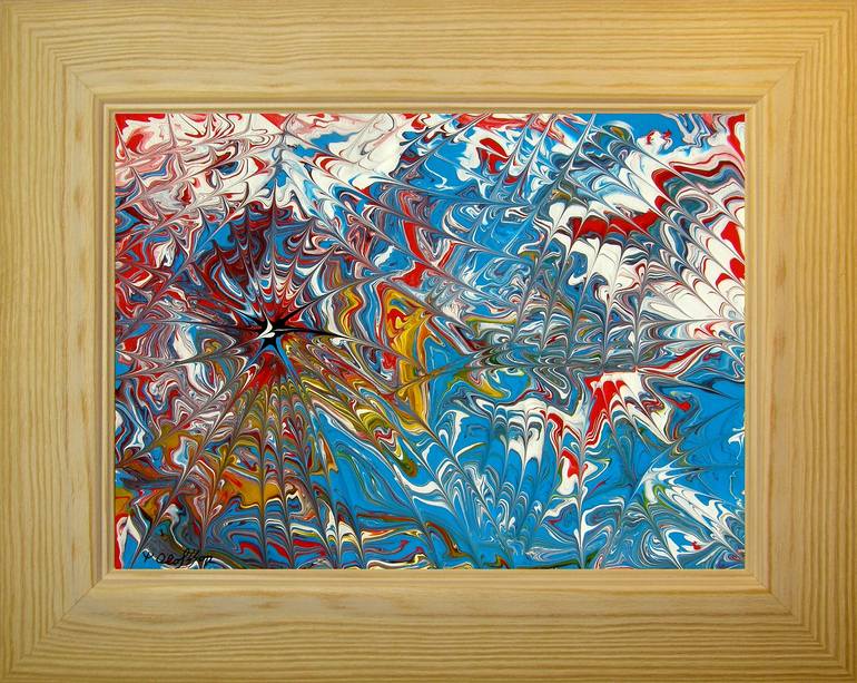 Original Abstract Expressionism Abstract Painting by Tommie Olofsson