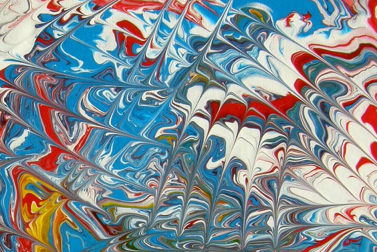 Original Abstract Expressionism Abstract Painting by Tommie Olofsson