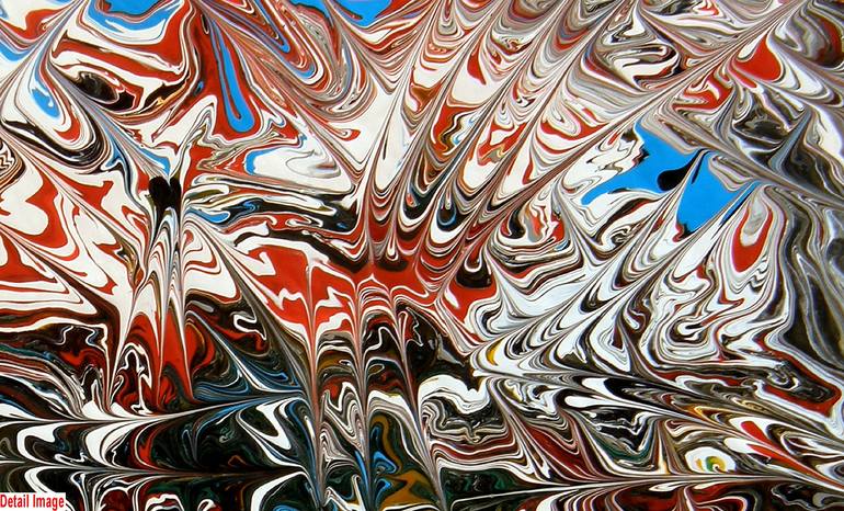 Original Abstract Expressionism Abstract Painting by Tommie Olofsson