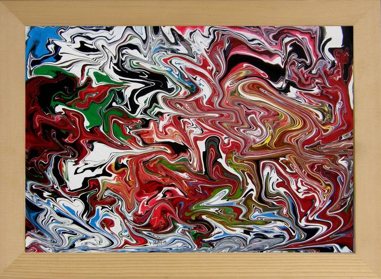 Original Abstract Painting by Tommie Olofsson