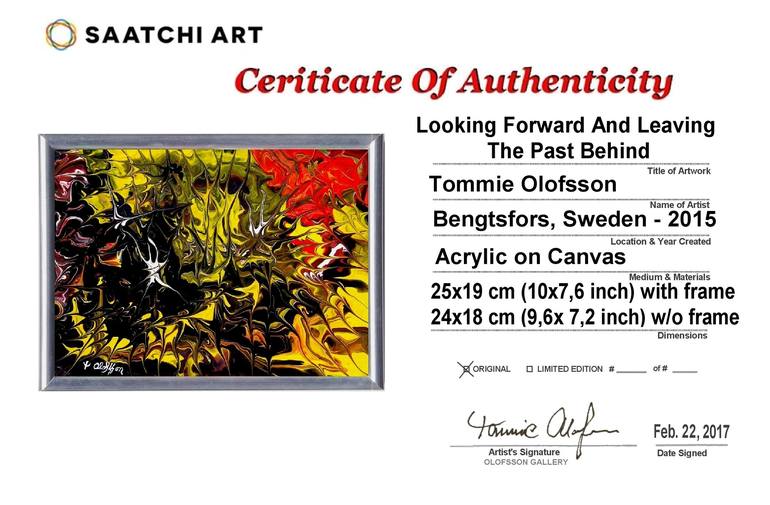 Original Abstract Expressionism Abstract Painting by Tommie Olofsson