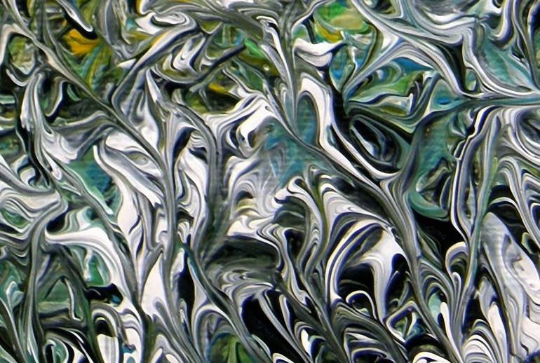Original Abstract Expressionism Abstract Painting by Tommie Olofsson