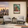 Expressive art meets modern living