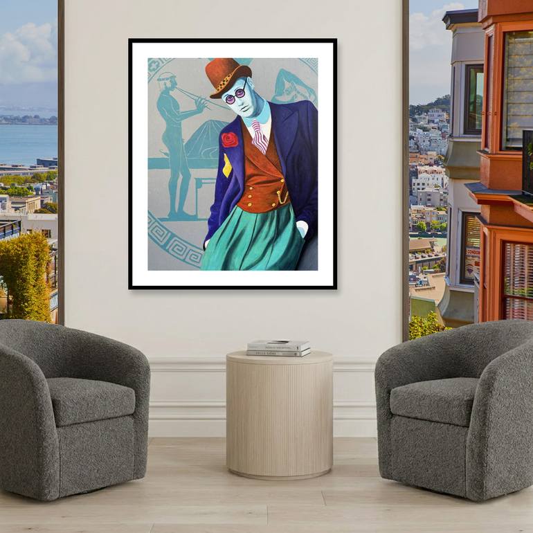 Original Conceptual People Painting by Darwin Stead Studio