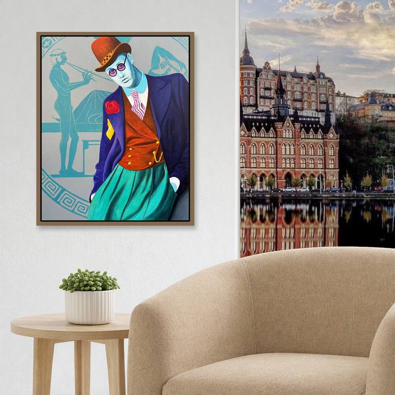 Original Conceptual People Painting by Darwin Stead Studio