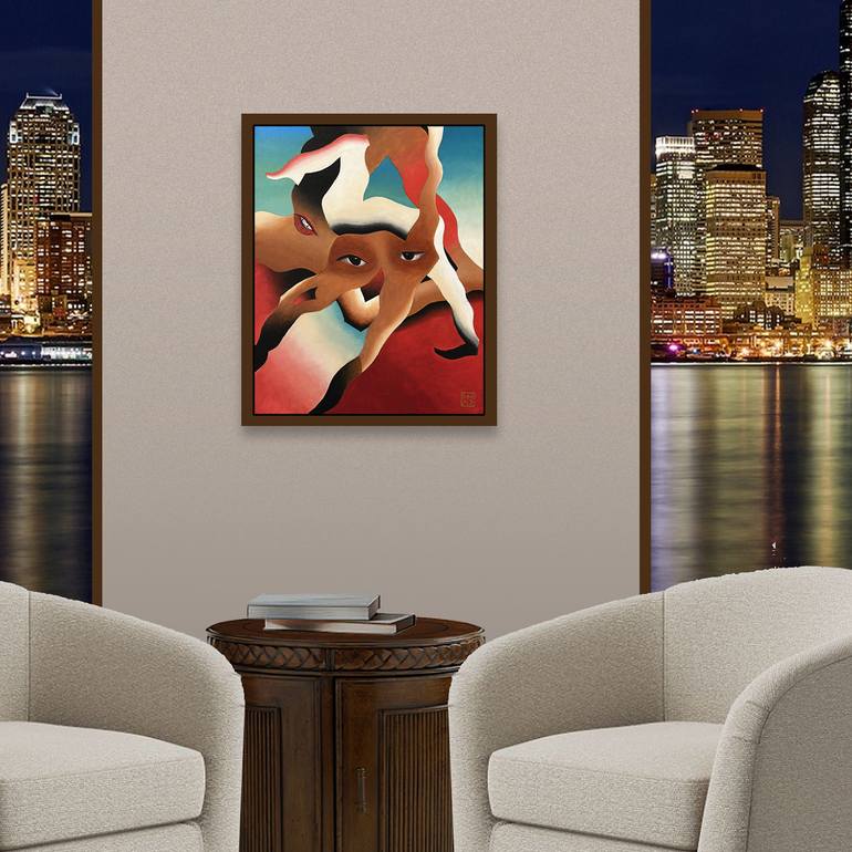 Original Conceptual Abstract Painting by Darwin Stead Studio