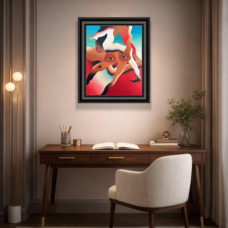 Original Conceptual Abstract Painting by Darwin Stead Studio