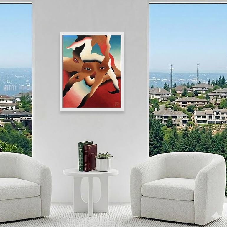 Original Conceptual Abstract Painting by Darwin Stead Studio