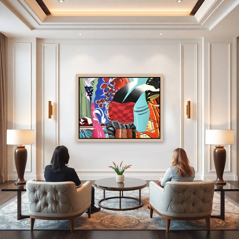 Original Conceptual Still Life Painting by Darwin Stead Studio
