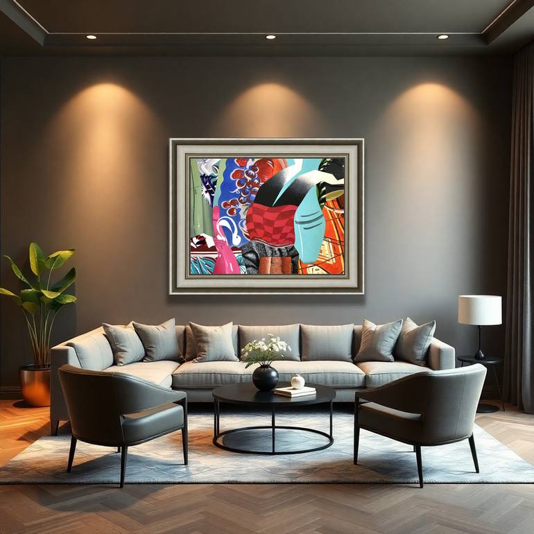 Original Conceptual Still Life Painting by Darwin Stead Studio