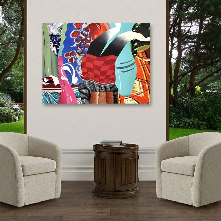 Original Conceptual Still Life Painting by Darwin Stead Studio