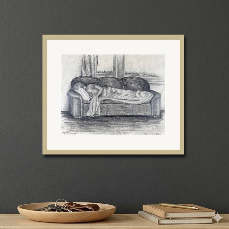 Original Antique Rural Life Drawing by Darwin Stead Studio