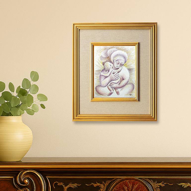 Original Abstract Expressionism Fantasy Drawing by Darwin Stead Studio