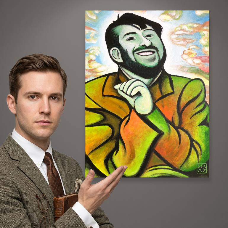 Original Conceptual People Painting by Darwin Stead Studio