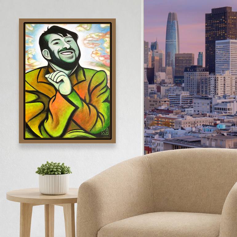 Original Conceptual People Painting by Darwin Stead Studio