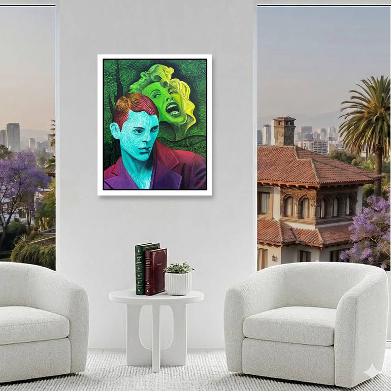 Original Conceptual Abstract Painting by Darwin Stead Studio