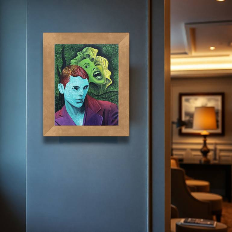 Original Conceptual Abstract Painting by Darwin Stead Studio