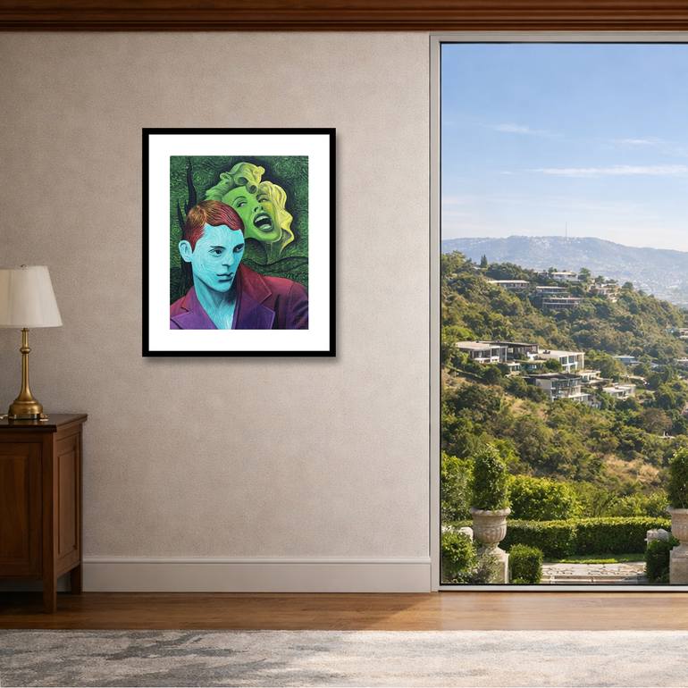 Original Conceptual Abstract Painting by Darwin Stead Studio