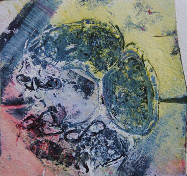 Original Abstract World Culture Printmaking by Katya Isaeva