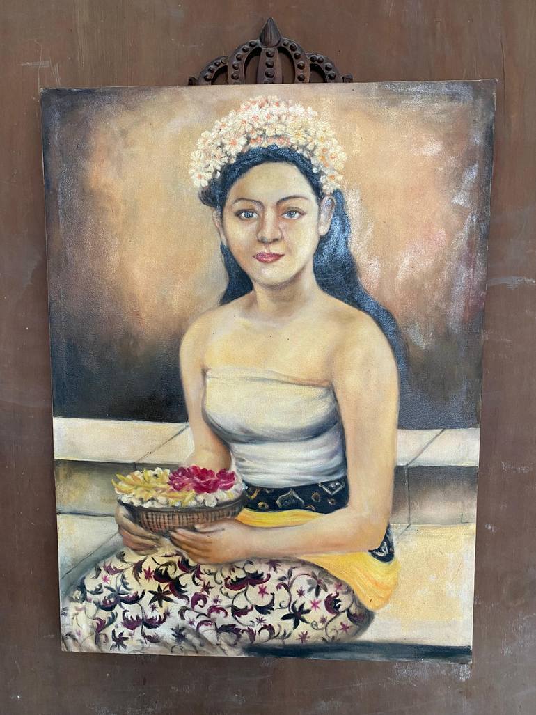 Balinese Woman paintings | Saatchi Art United Arab Emirates, image size:770x1027