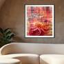 Artwork displayed in a living room