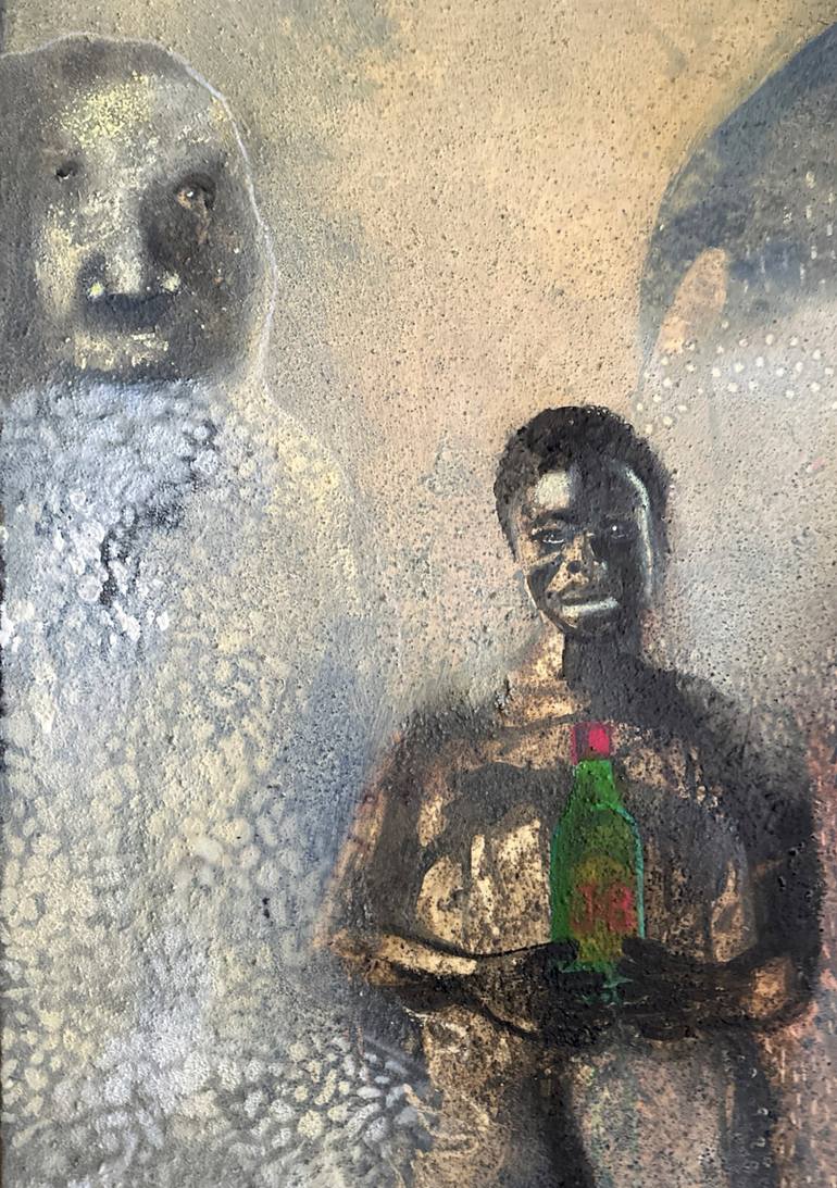 Original Contemporary Abstract Painting by Moctar Masta