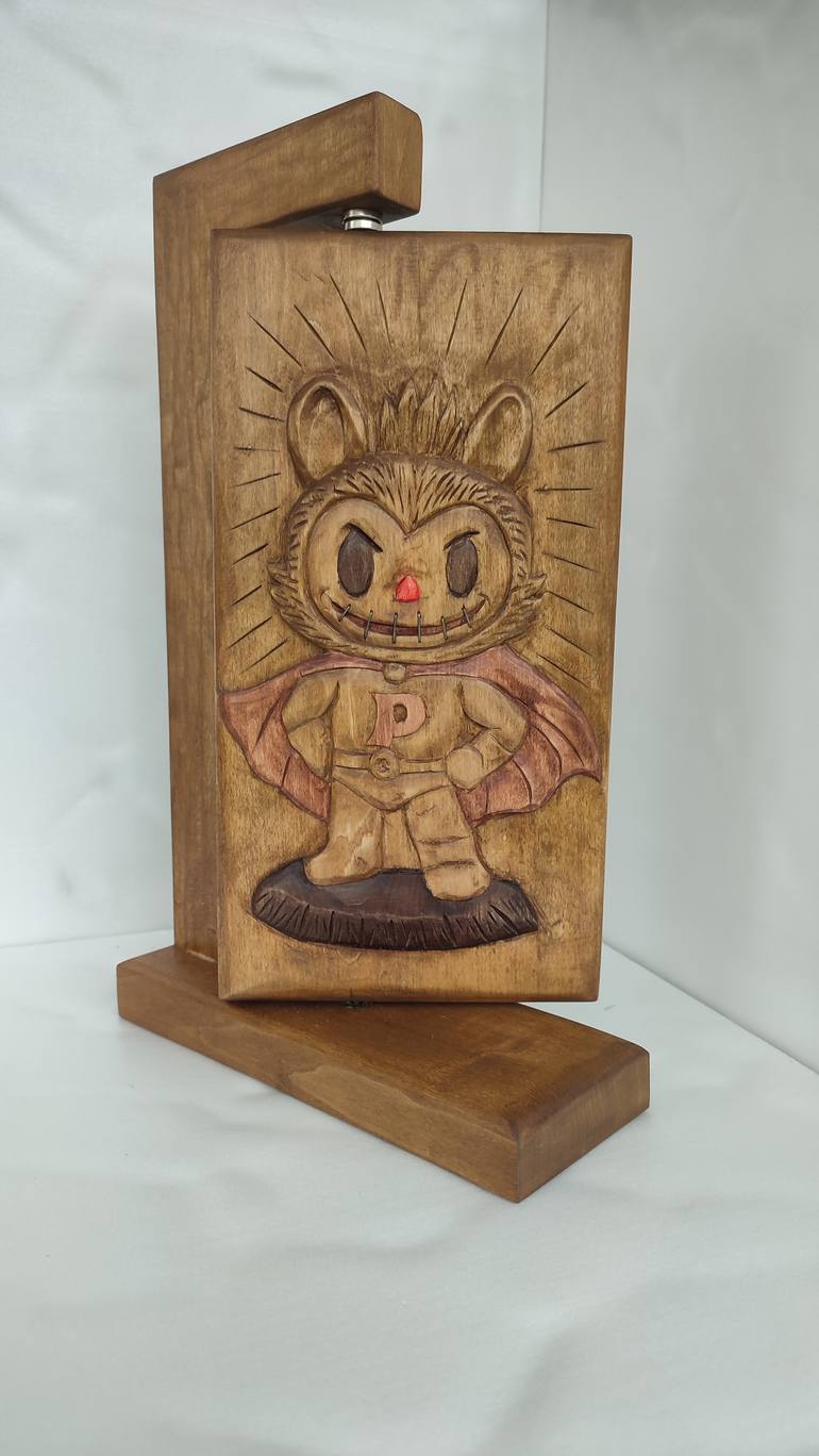 Original Pop Art Fantasy Sculpture by Svetla Mileva