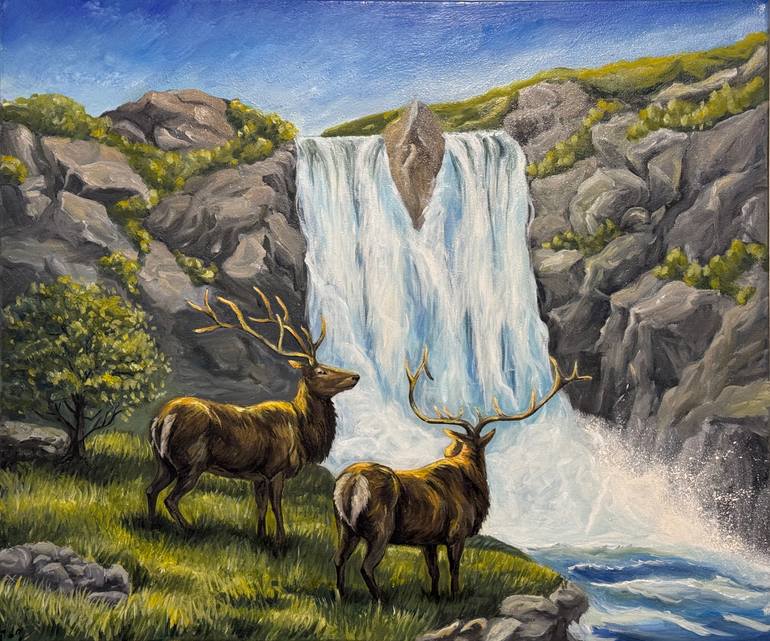 Original  Painting by viktoriia miattonen