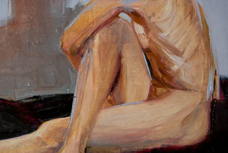 Original Figurative Nude Painting by Olivier Payeur