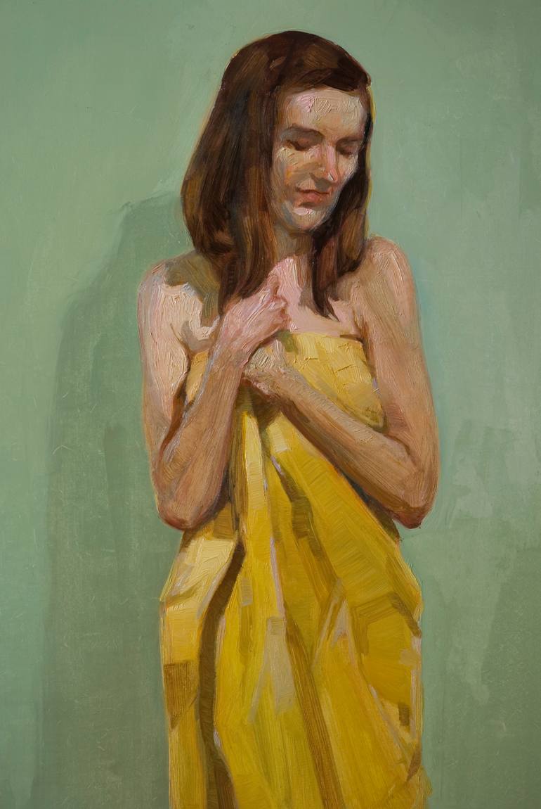 Original Figurative Nude Painting by Olivier Payeur