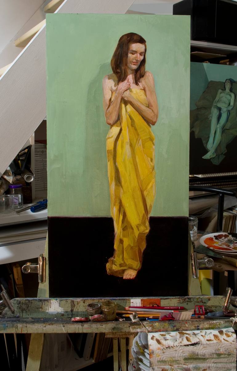 Original Figurative Nude Painting by Olivier Payeur