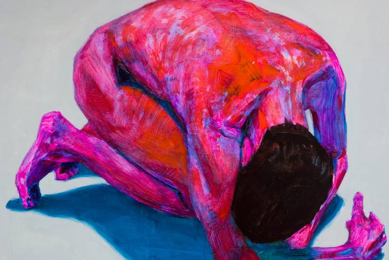 Original Figurative Nude Painting by Olivier Payeur