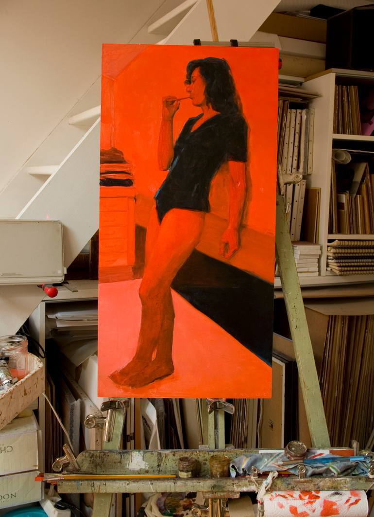 Original Figurative Nude Painting by Olivier Payeur