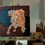 painted from life model session in my studio (Toulouse, France)