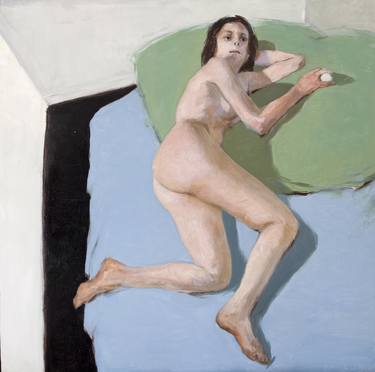 modern erotic painting of nude woman thumb