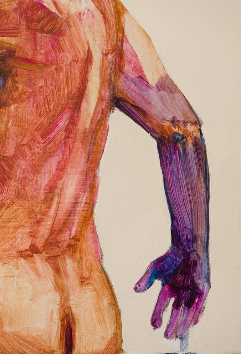 Original Expressionism People Painting by Olivier Payeur
